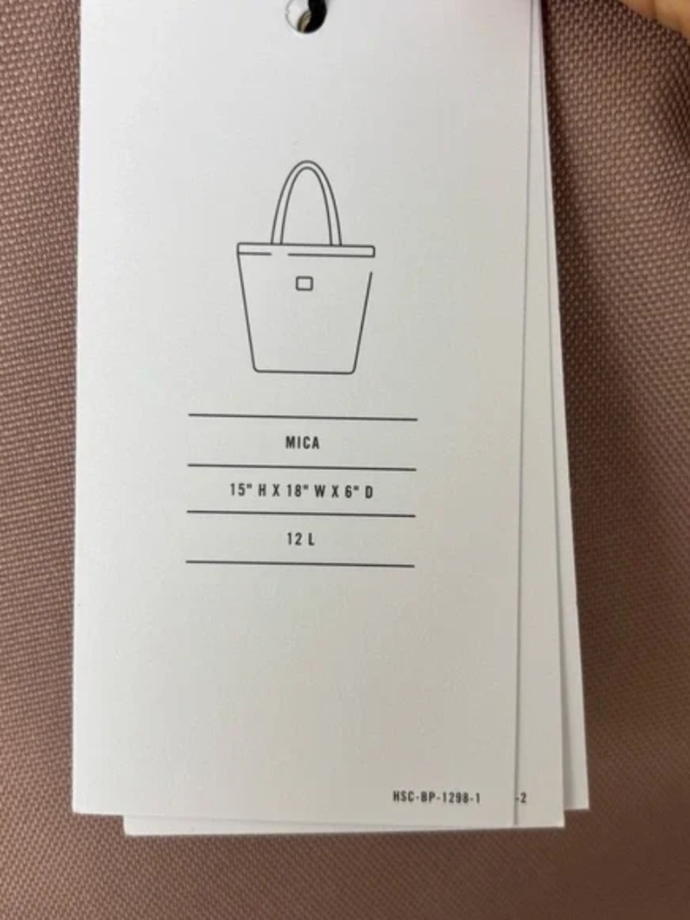 Herschel Supply Co. Tote Bag in Ash Rose - Picture 3 of 13